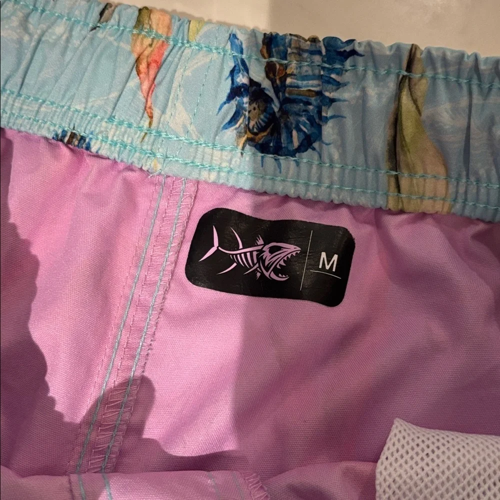 Psycho Tuna Seahorse and Mermaid Print Swim Shorts